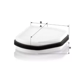 Utastér - Kabin szűrő Mann Filter CU 2897