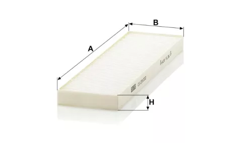 Utastér - Kabin szűrő Mann Filter CU 29 002-2