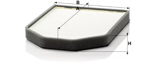 Utastér - Kabin szűrő Mann Filter CU 2949-2