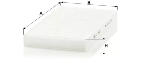 Utastér - Kabin szűrő Mann Filter CU 2956