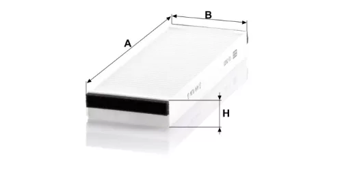 Utastér - Kabin szűrő Mann Filter CU 3023-2