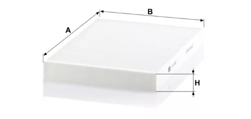 Utastér - Kabin szűrő Mann Filter CU 3037