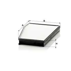 Utastér - Kabin szűrő Mann Filter CU 3040