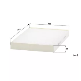 Utastér - Kabin szűrő Mann Filter CU 3054