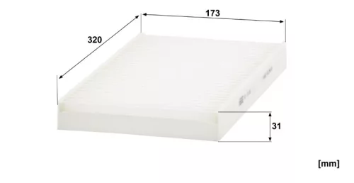 Utastér - Kabin szűrő Mann Filter CU 3139
