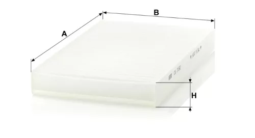 Utastér - Kabin szűrő Mann Filter CU 3192
