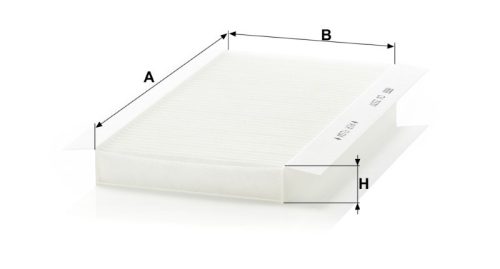 Utastér - Kabin szűrő Mann Filter CU 3337