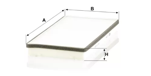 Utastér - Kabin szűrő Mann Filter CU 3340