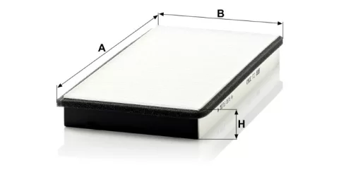 Utastér - Kabin szűrő Mann Filter CU 3360
