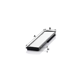 Utastér - Kabin szűrő Mann Filter CU 3822-2