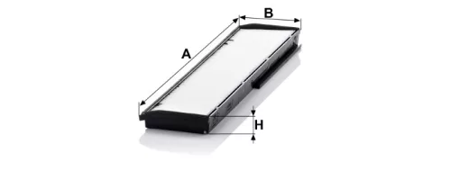 Utastér - Kabin szűrő Mann Filter CU 3822-2