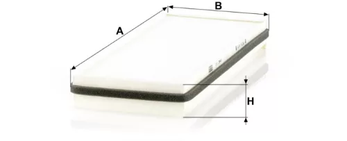 Utastér - Kabin szűrő Mann Filter CU 3840