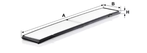 Utastér - Kabin szűrő Mann Filter CU 8430