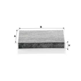 Utastér - Kabin szűrő Mann Filter CUK 1611