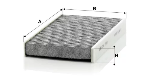 Utastér - Kabin szűrő Mann Filter CUK 1629