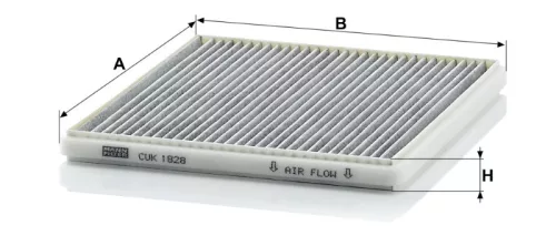 Utastér - Kabin szűrő Mann Filter CUK 1828