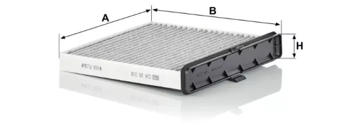 Utastér - Kabin szűrő Mann Filter CUK 20 018