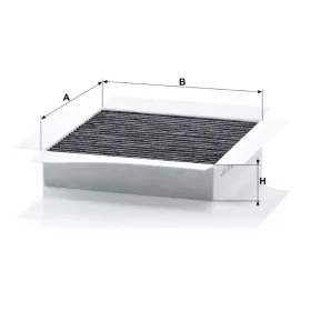 Utastér - Kabin szűrő Mann Filter CUK 2032