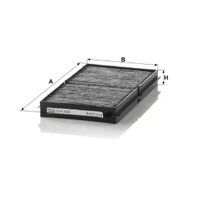 Utastér - Kabin szűrő Mann Filter CUK 2033-2