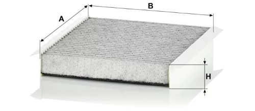 Utastér - Kabin szűrő Mann Filter CUK 2040