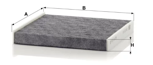 Utastér - Kabin szűrő Mann Filter CUK 22 013