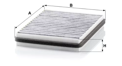 Utastér - Kabin szűrő Mann Filter CUK 22 014