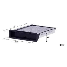 Utastér - Kabin szűrő Mann Filter CUK 2317