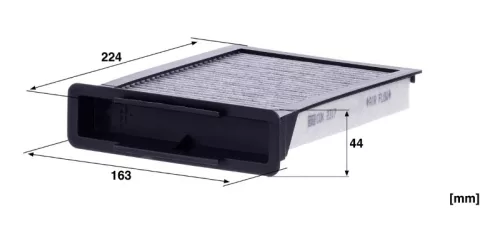 Utastér - Kabin szűrő Mann Filter CUK 2317