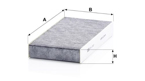 Utastér - Kabin szűrő Mann Filter CUK 2327-2