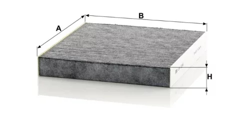 Utastér - Kabin szűrő Mann Filter CUK 2345