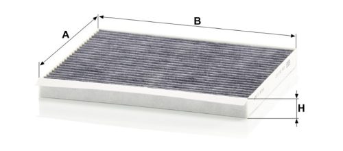 Utastér - Kabin szűrő Mann Filter CUK 24 013