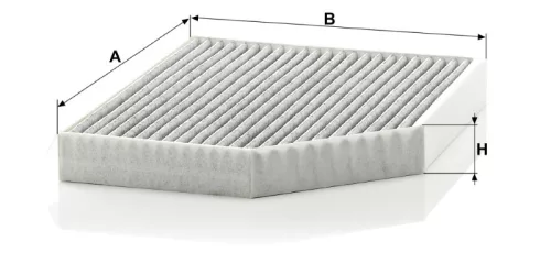Utastér - Kabin szűrő Mann Filter CUK 2450