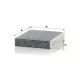 Utastér - Kabin szűrő Mann Filter CUK 25 006