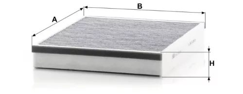 Utastér - Kabin szűrő Mann Filter CUK 25 007