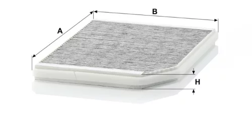 Utastér - Kabin szűrő Mann Filter CUK 2525