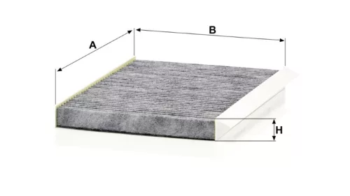 Utastér - Kabin szűrő Mann Filter CUK 2532