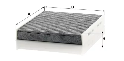 Utastér - Kabin szűrő Mann Filter CUK 2533-2