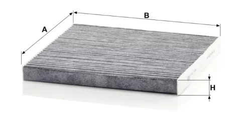 Utastér - Kabin szűrő Mann Filter CUK 2544