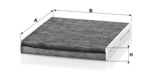Utastér - Kabin szűrő Mann Filter CUK 2545