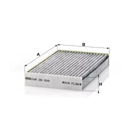 Utastér - Kabin szűrő Mann Filter CUK 26 005