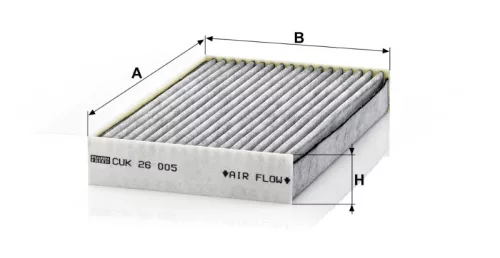 Utastér - Kabin szűrő Mann Filter CUK 26 005