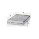 Utastér - Kabin szűrő Mann Filter CUK 26 005