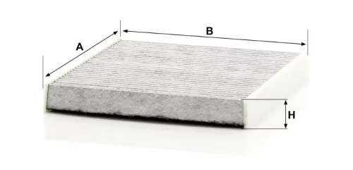 Utastér - Kabin szűrő Mann Filter CUK 26 009