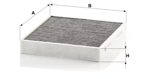 Utastér - Kabin szűrő Mann Filter CUK 26 010