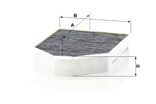 Utastér - Kabin szűrő Mann Filter CUK 26 011