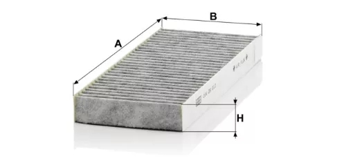 Utastér - Kabin szűrő Mann Filter CUK 26 013-2
