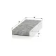 Utastér - Kabin szűrő Mann Filter CUK 26 013-2