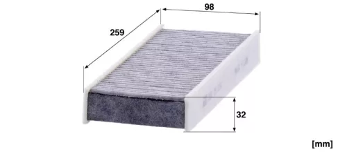 Utastér - Kabin szűrő Mann Filter CUK 26 014-2
