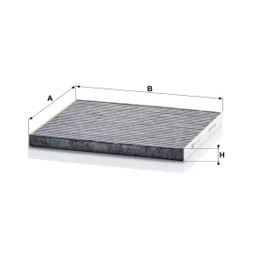Utastér - Kabin szűrő Mann Filter CUK 26 017