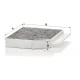 Utastér - Kabin szűrő Mann Filter CUK 26 023